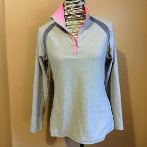 *3/$30 Sale* Champion gray lightweight pullover half zip jacket